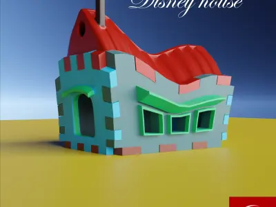DISNEY HOUSE 3D print model