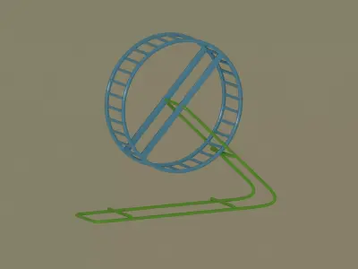 Hamster Wheel 3D model