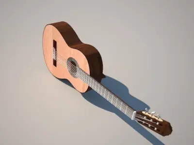 Acoustic Guitar Free 3D model purchase