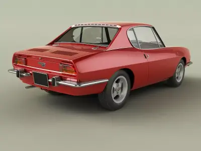 Fiat 850 Racer 3D model