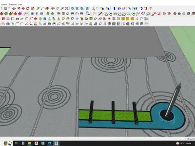 entrance landmark showcase 3D model