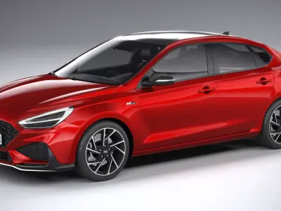 Hyundai i30 Fastback N-line 2020 3D model