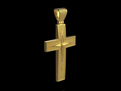 Pendant Cross N14 3D print model