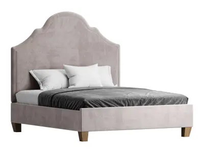 Double bed Guss P 3D model