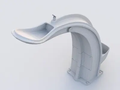 Banyan drinking fountain Free 3D model