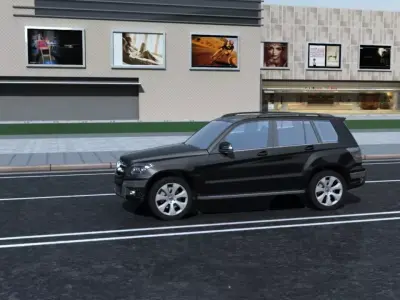 City streets 3D model