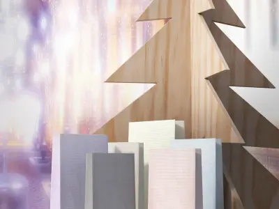 Candy Bag Pastel colored - Simple Paper Bag Low-poly 3D model