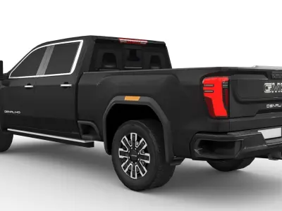 GMC Sierra Denali 2500HD 2025 Low-poly 3D model