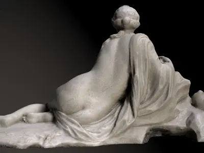 Amphitrite statue 3D model