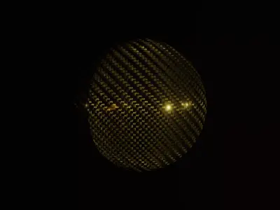 Carbon Fiber Procedural Material 3D model