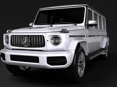 Mercedes AMG G 63 W463 2020 Limousine 3D model