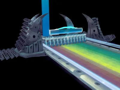  Space Race Low-poly 3D model