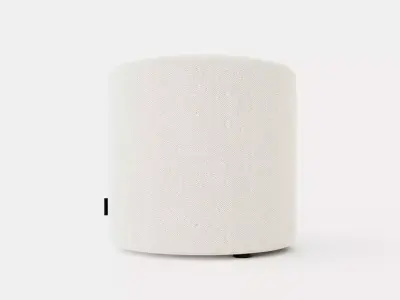 Edison pouf Low-poly 3D model