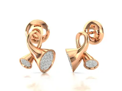 diamond stud 3D print model