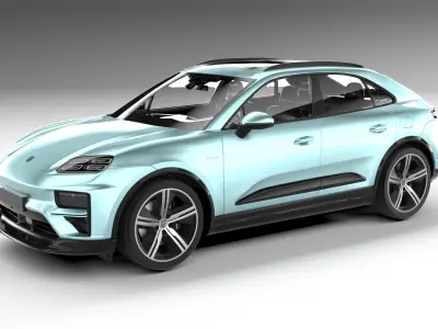 Porsche Macan 4 Turbo 2025 3D model