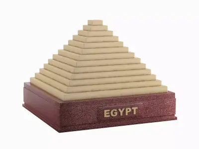 Pyramid Toy A 02 Low-poly 3D model
