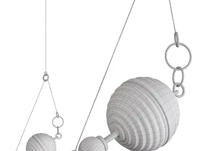  Saturn Chandelier  3D model