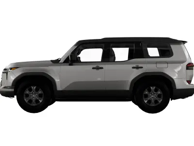 Lexus GX 550 H Overtrail 2023 Low-poly 3D model