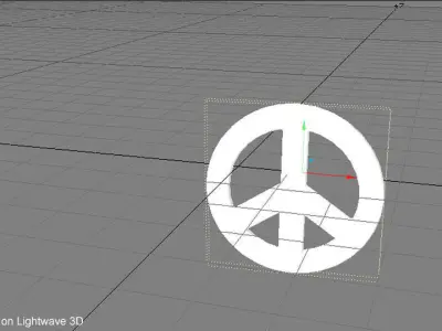 Peace Logo 3D model