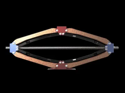 Screw Lifting Jack 3D model