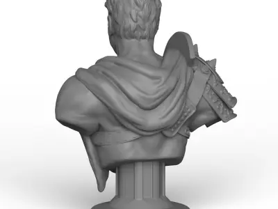 Print Ready Male Warrior Statue 3D print model