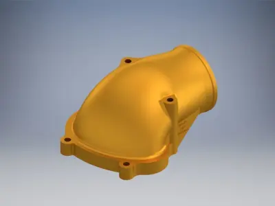 C20xe Powercap 71 mm no fitting RIGHT PIPE 3D print model