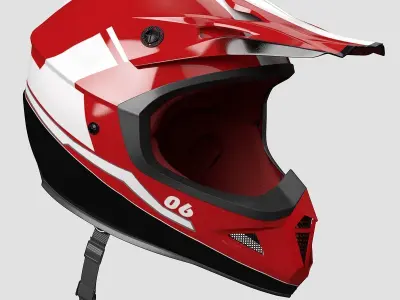 Helmet Off-Road 3D model