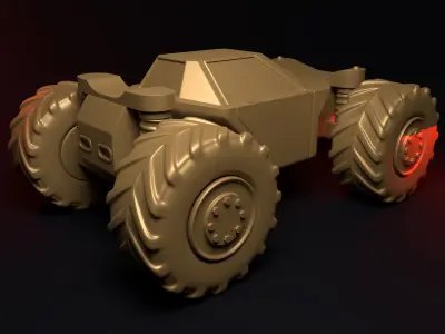 CAR BUGGY Free 3D print model