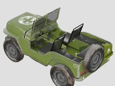 jeep car 3D model 3