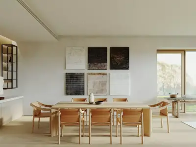 Dining Room Colection 08 for Unreal Engine 3D model