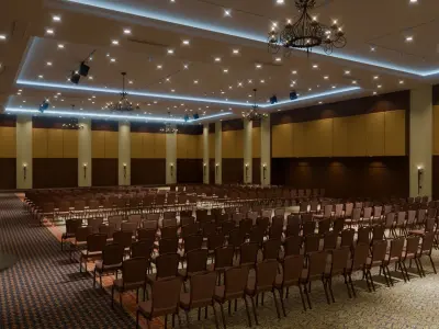 Ballroom Interior Hall 3D model