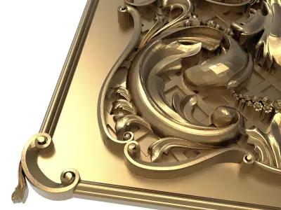  decorative pattern ready for 3D printing 3D model 227