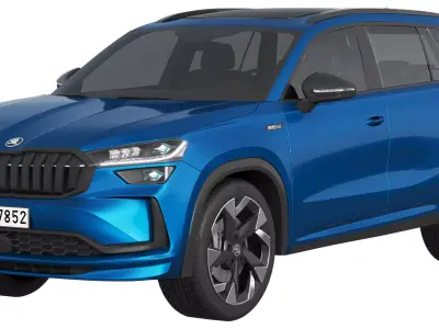 Skoda Kodiaq sportline 2024 3D model