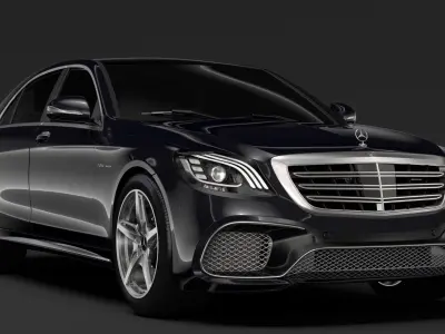 Mercedes AMG S 65 V222 2018 Lang 3D model