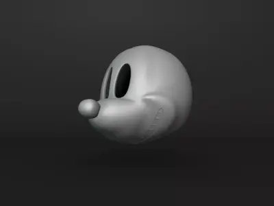 Evil Mickey Mouse Helmet  3D print model
