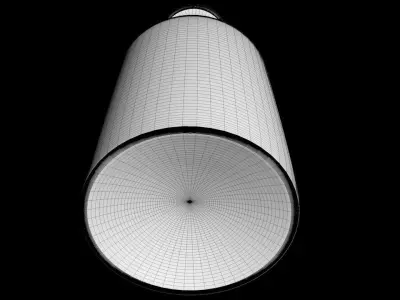 Bottle in weaving 3D model