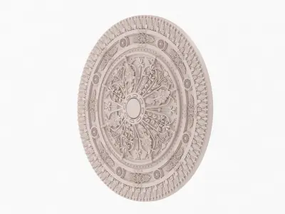 Classic Ceiling Medallion 33 3D model