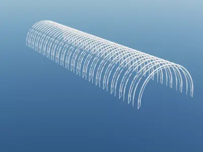 Archway Rings Free low-poly 3D model