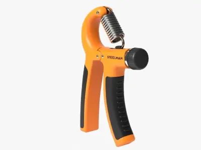 Hand Gripper Low-poly 3D model