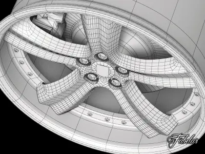 Artega GT rim 3D print model