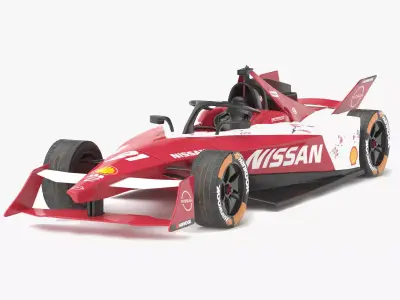 Nissan Formula E Team 2024 PBR 3D model