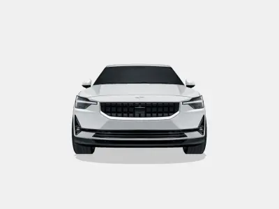 Polestar 2 2023 Low-poly 3D model