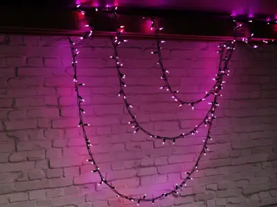 Christmas Lights Low-poly 3D model