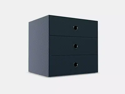 PALLRA Mini chest with 3 drawers 3D model