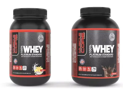 Protein Powder 3D model