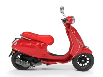 Vespa Low-poly 3D model