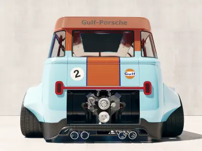 volkswagen 21 windows 3D model