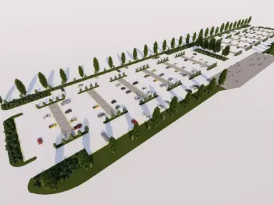 Parking-Parking Lot 3D model