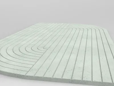 Kitchen Tray Low-poly 3D model
