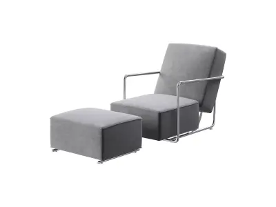 Armchair Flexform 3D model